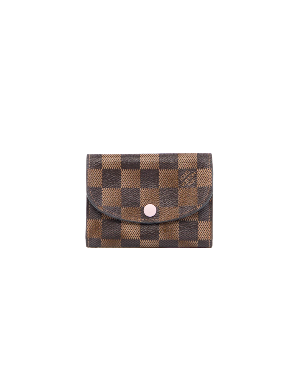 BA244610 LV ROSALIE COIN SHORT BROWN DAMIER CANVAS GHW UB2129
