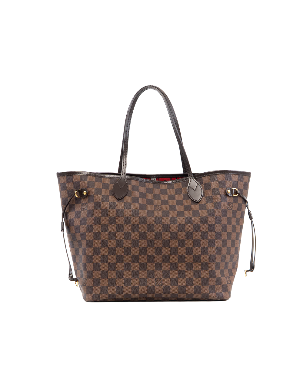 BA250704 LV NEVERFULL MM BROWN DAMIER CANVAS GHW CA0193