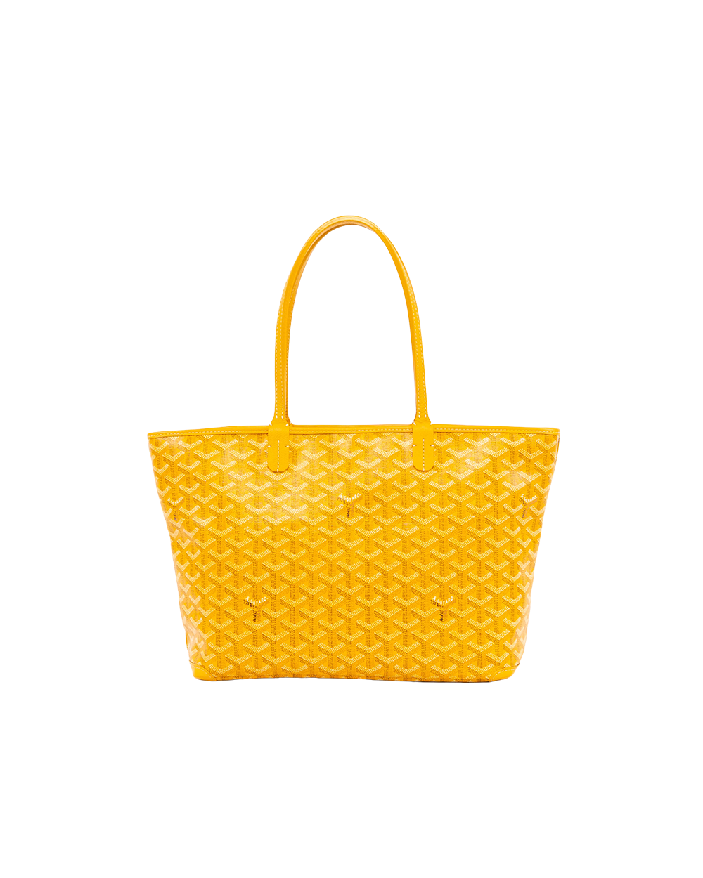 BA251652 GOYARD ARTOIS PM YELLOW CANVAS SHW SIS120239