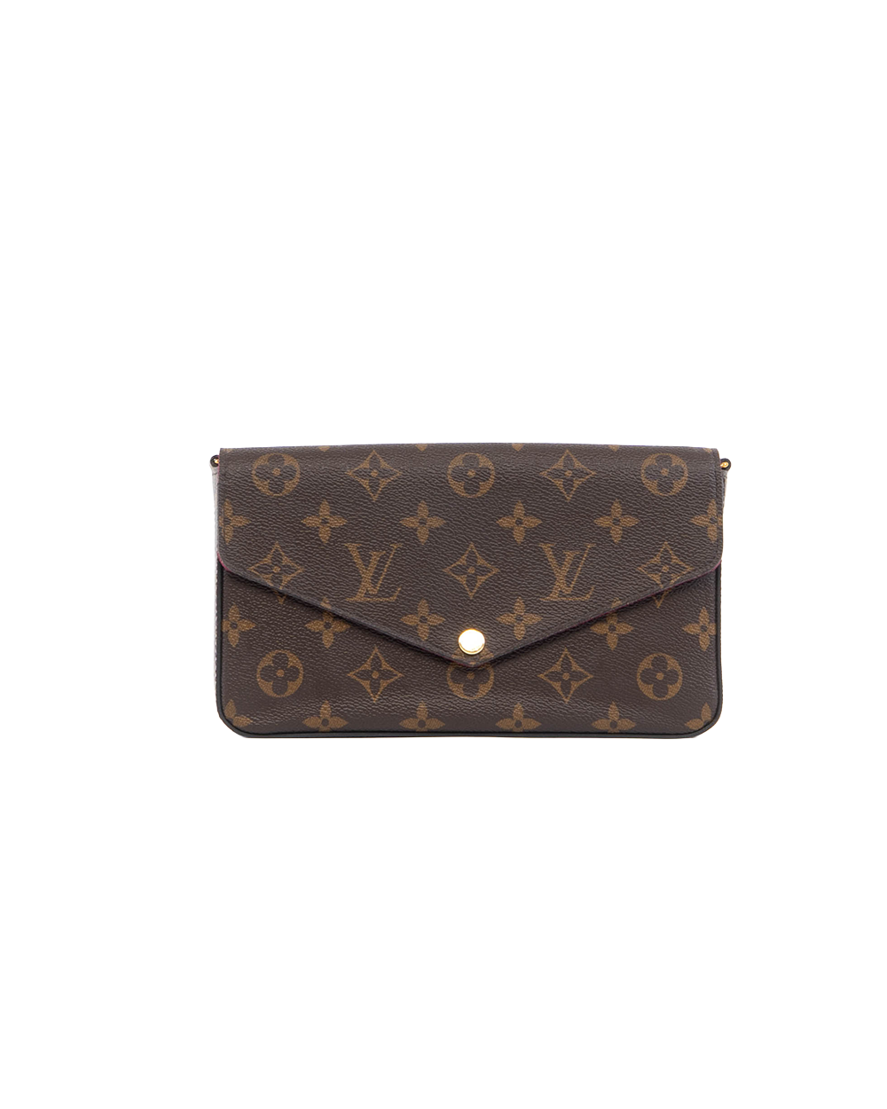 BA251781 LV FELICIE BROWN RED MONOGRAM CANVAS GHW CA1114