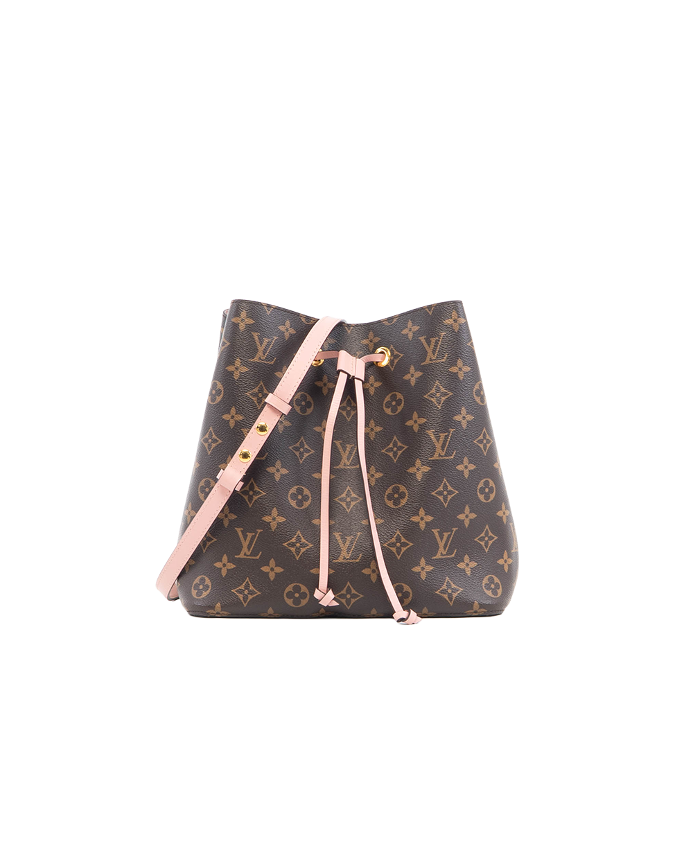 BA251797 LV NEONOE MM BROWN PINK MONOGRAM CANVAS GHW MI3128