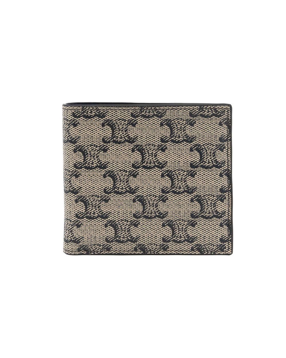 BA251879 NEW CELINE 8 CARDS WALLET SHORT BEIGE CANVAS F FG 2294