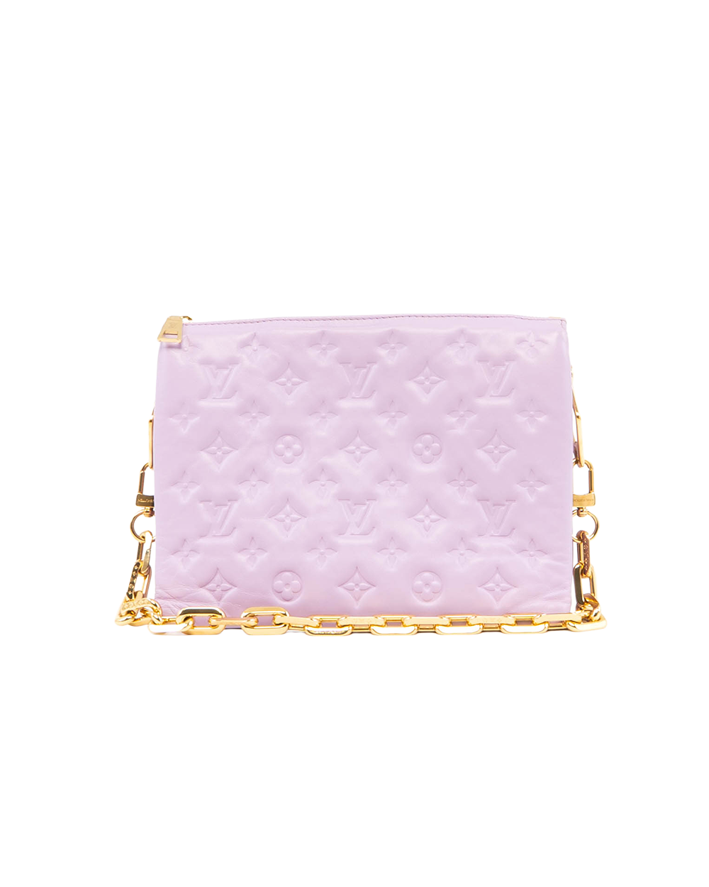 BB251631 LV COUSSIN PM PURPLE GIANT MONOGRAM CALF GHW MICROCHIP
