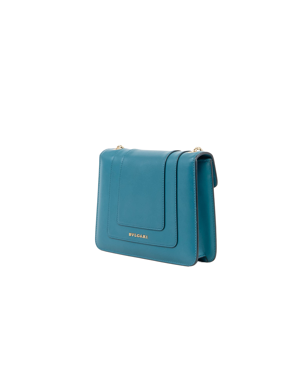 BVLGARI SERPENTI FOREVER MINI BLUE LEATHER GHW 2B35503Y 0036