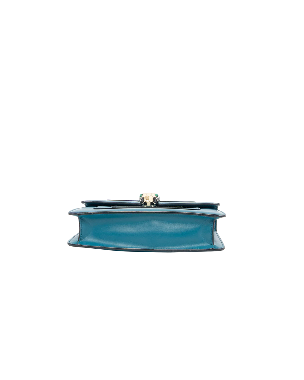BVLGARI SERPENTI FOREVER MINI BLUE LEATHER GHW 2B35503Y 0038