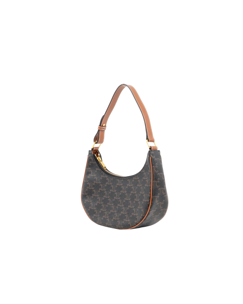 CELINE AVA MEDIUM BROWN CANVAS GHW S GA 4221 0070