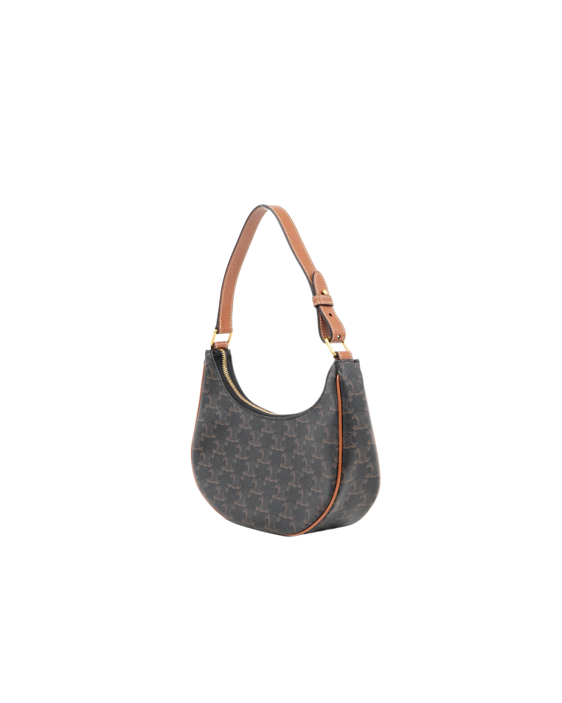 CELINE AVA MEDIUM BROWN CANVAS GHW S GA 4221 0071