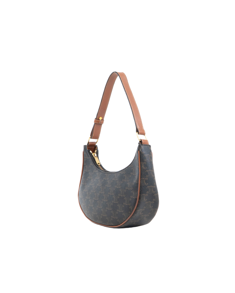 CELINE AVA MEDIUM BROWN CANVAS GHW W GA 2292 5560