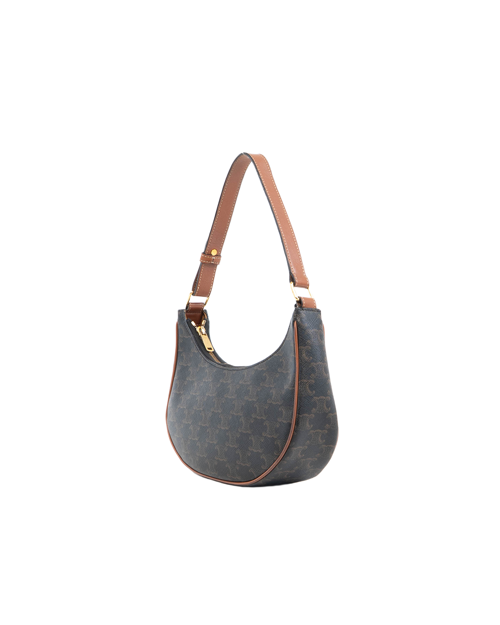 CELINE AVA MEDIUM BROWN CANVAS GHW W GA 2292 5560