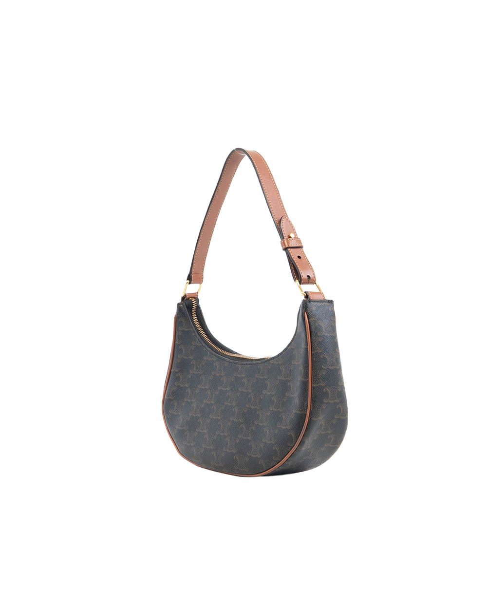 CELINE AVA MEDIUM BROWN CANVAS GHW W GA 2292 5561