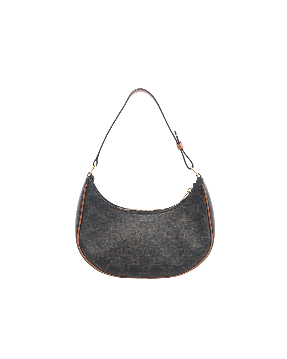 CELINE AVA MEDIUM BROWN CANVAS GHW W GA 2292 5562