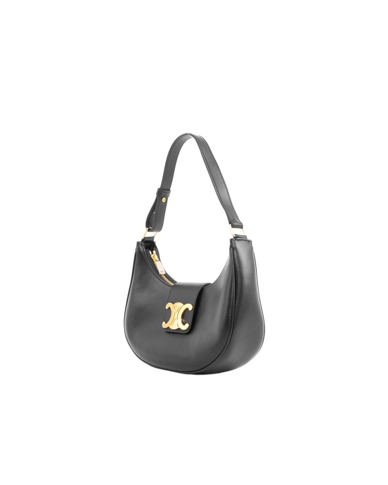 CELINE AVA TRIOMPHE BLACK CALF GHW 114493DGQ 5457