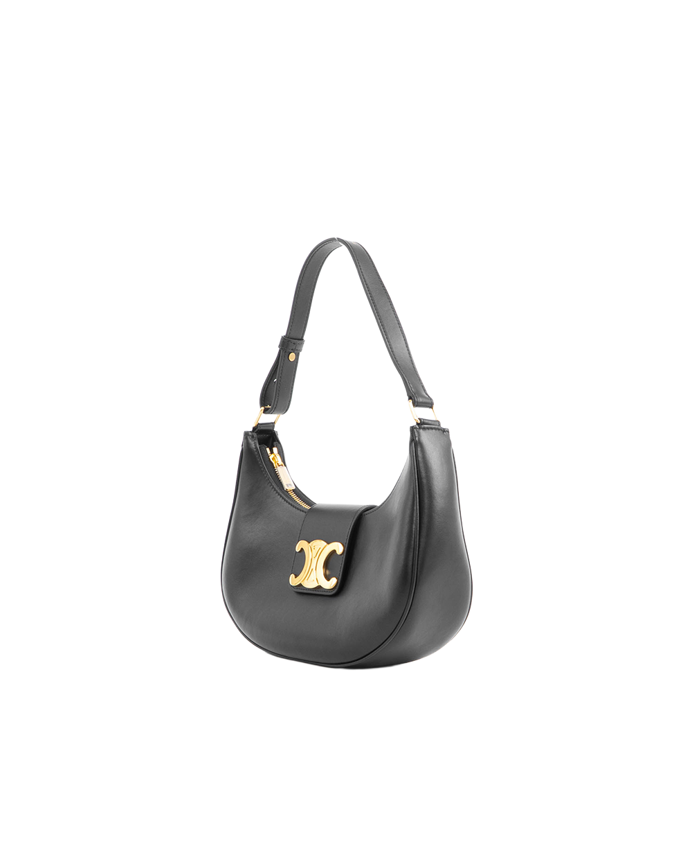 CELINE AVA TRIOMPHE BLACK CALF GHW 114493DGQ 5457