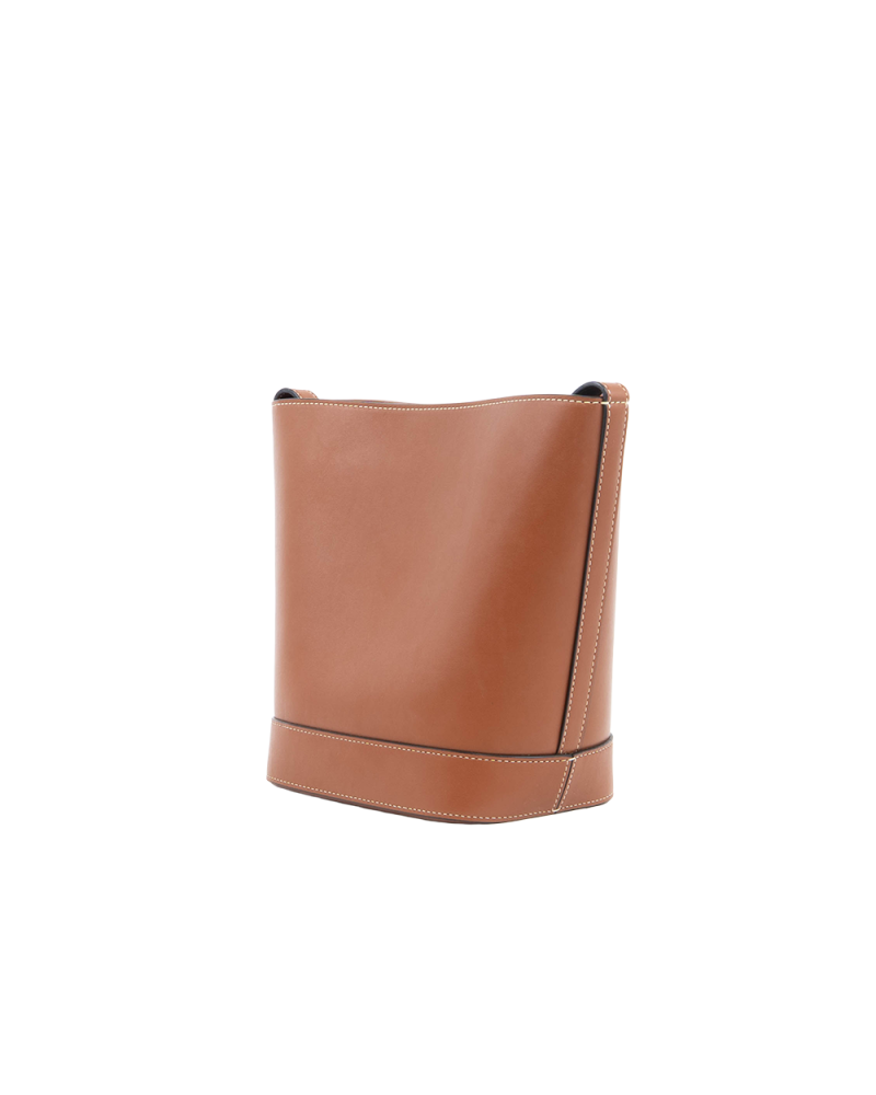 CELINE BUCKET CUIR TRIOMPHE SMALL BROWN CALF GHW U SL 1262 0014