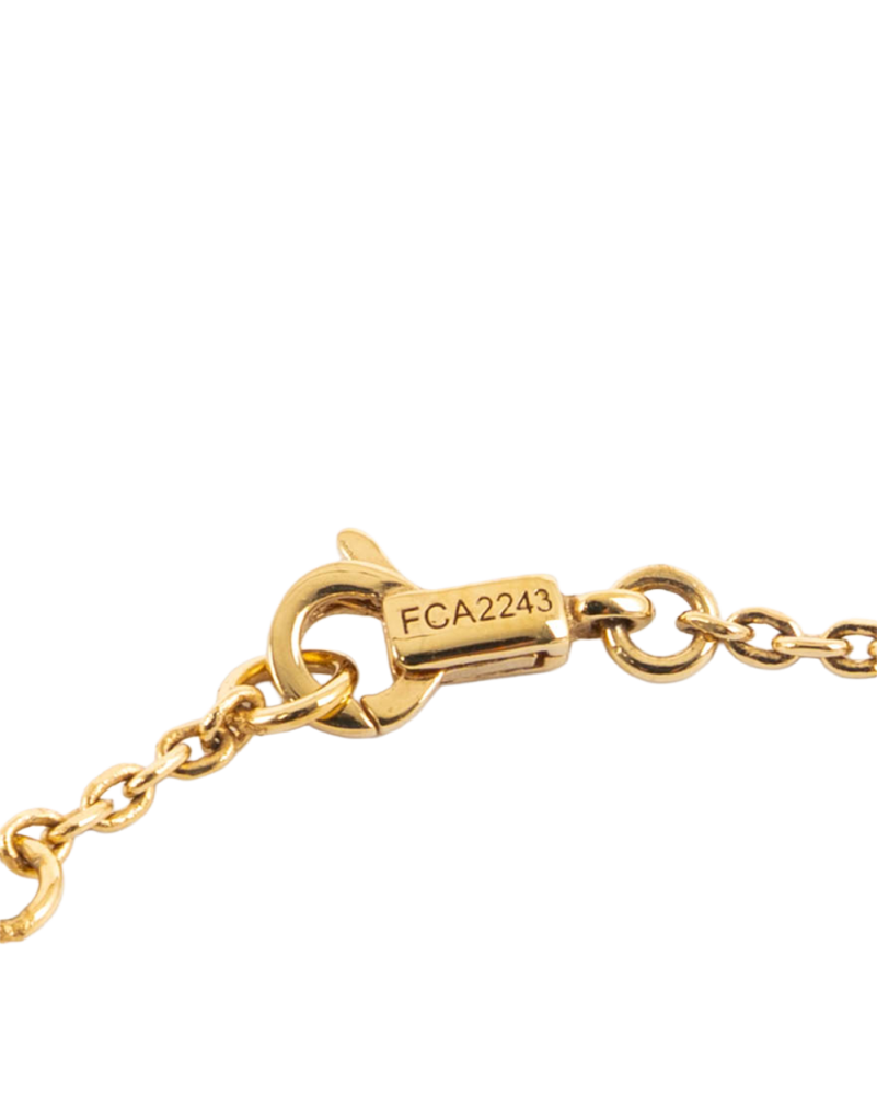 CELINE TRIOMPHE BRACELET PEARL HEART GHW FCA2243 0214