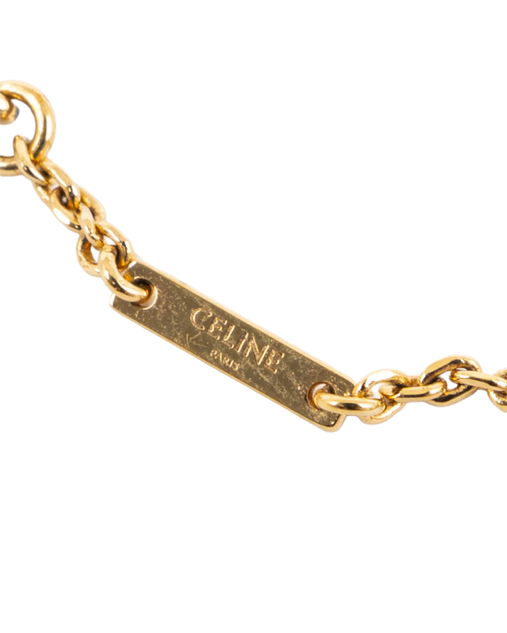 CELINE TRIOMPHE BRACELET PEARL HEART GHW FCA2243 0215