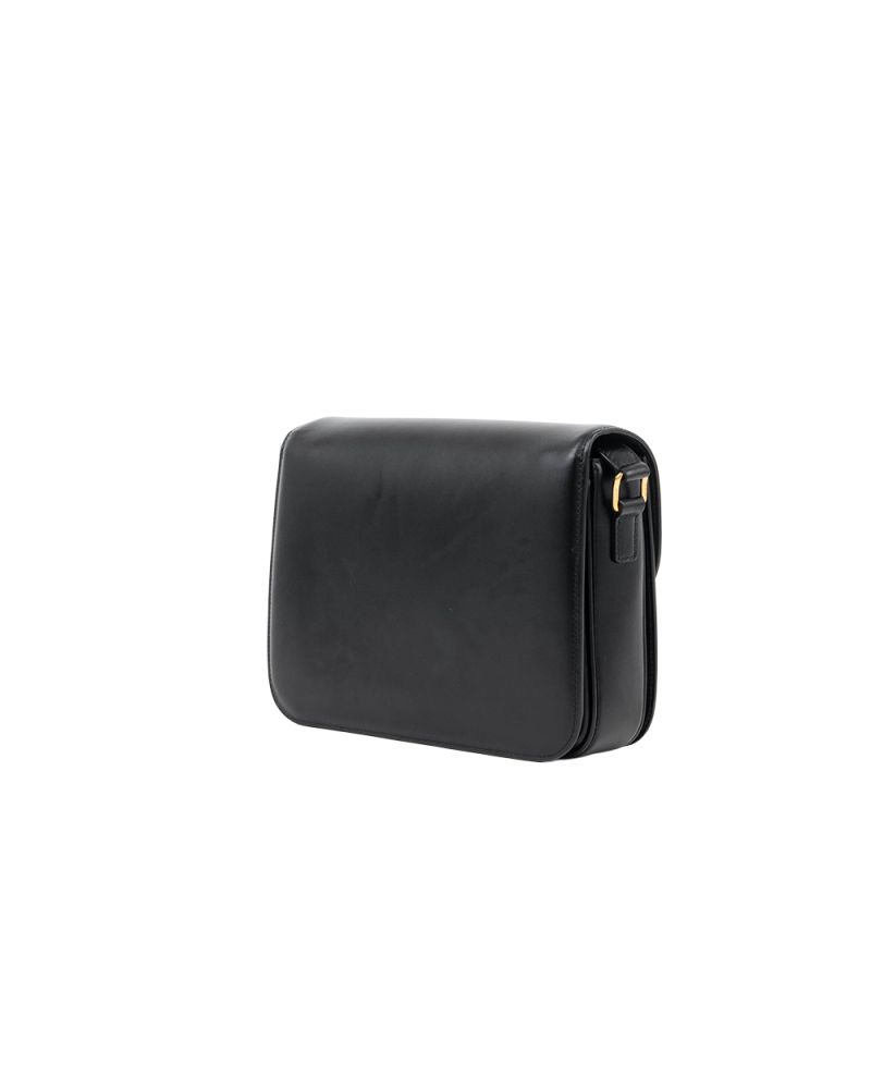 CELINE TRIOMPHE LARGE BLACK CALF GHW S AM 1169 0022