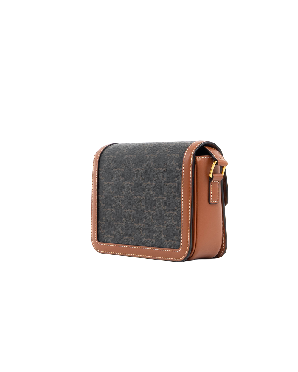 CELINE TRIOMPHE TEEN BROWN CANVAS GHW F LM 2262 5362