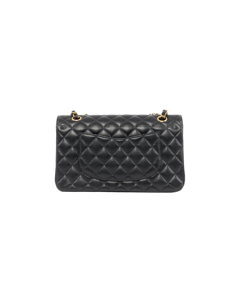CHANEL CLASSIC 10 BLACK CAVIAR GHW JHJ6X948 0058