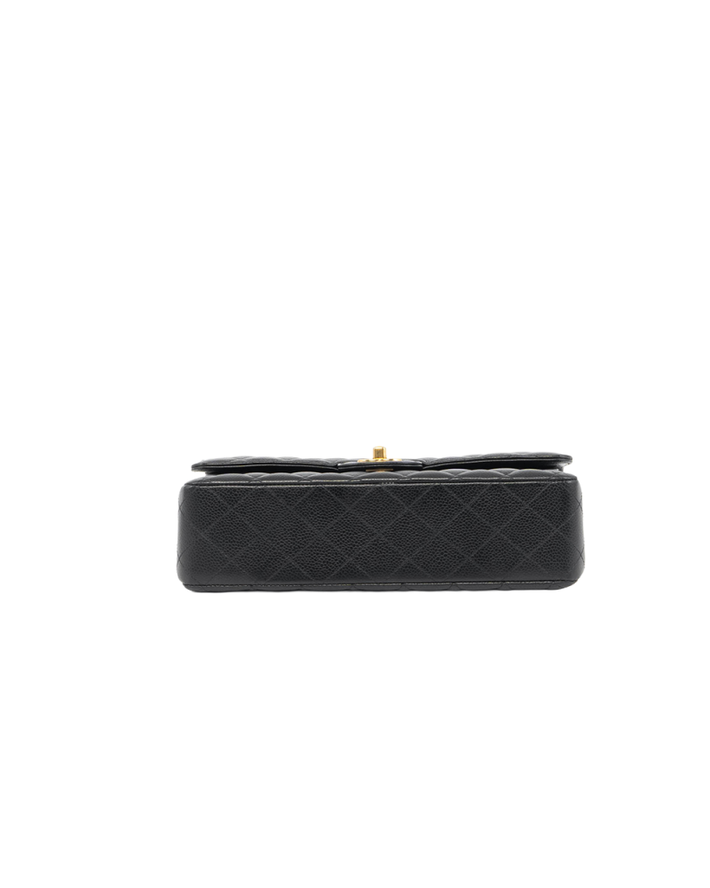 CHANEL CLASSIC 10 BLACK CAVIAR GHW JHJ6X948 0059
