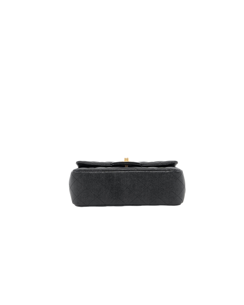 CHANEL CLASSIC WITH TOP HANDLE 8 BLACK CAVIAR GHW 31339291 0117