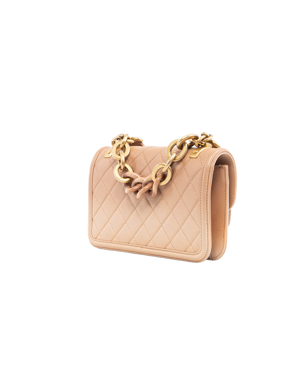 CHANEL FLAP BAG BEIGE CAVIAR GHW 27117634 5410