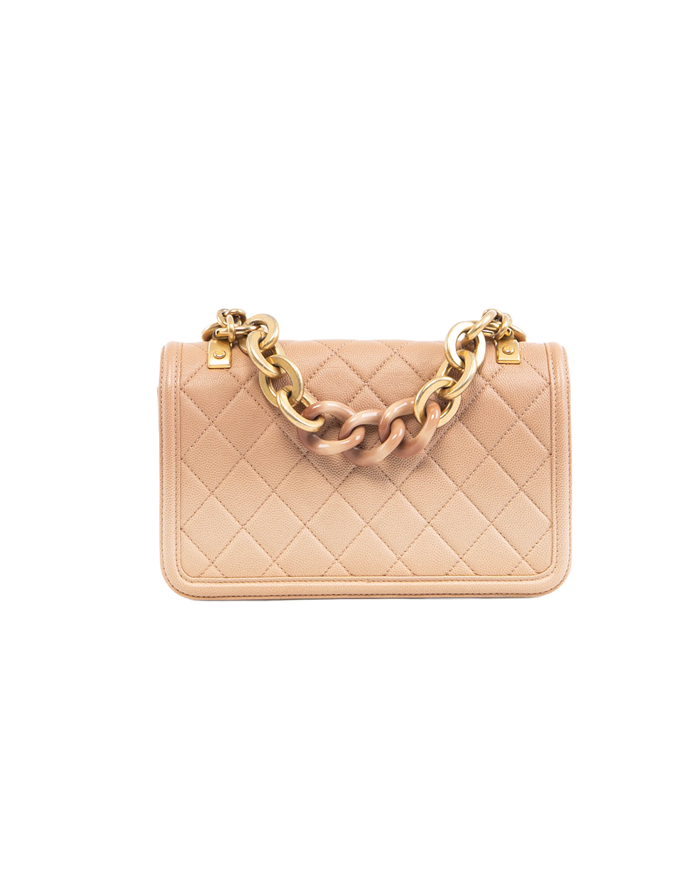 CHANEL FLAP BAG BEIGE CAVIAR GHW 27117634 5411