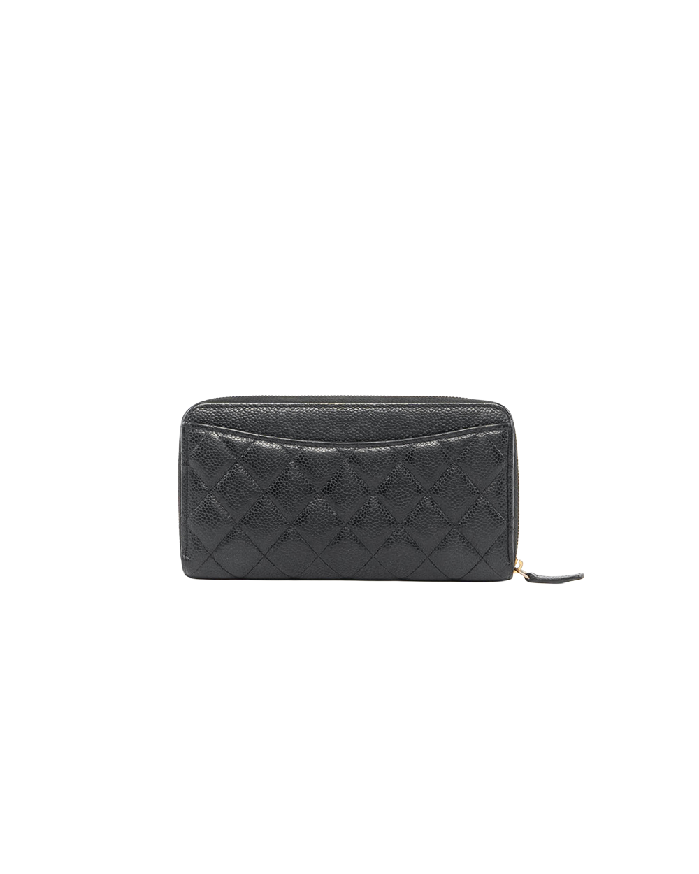 CHANEL ZIPPY WALLET LONG BLACK CAVIAR GHW 28486570 0146