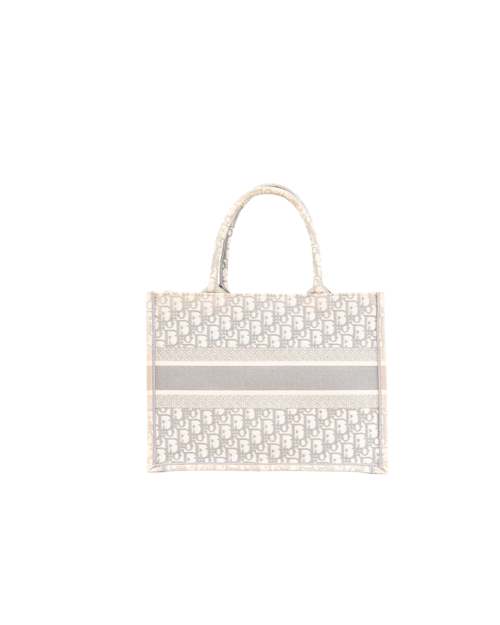 DIOR BOOK TOTE SMALL GRAY OBLIQUE JACQUARD 0004