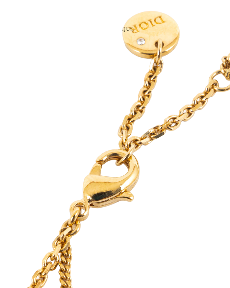 DIOR CD PETIT NECKLACE STAR CRYSTAL GHW 0207