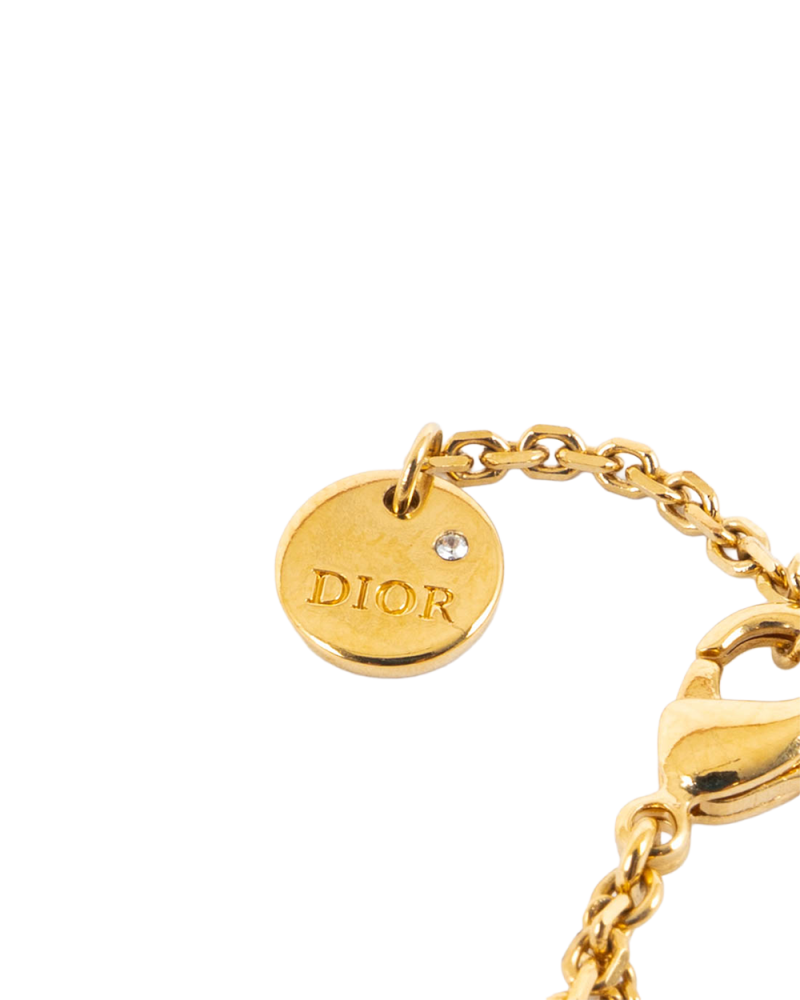 DIOR CD PETIT NECKLACE STAR CRYSTAL GHW 0208