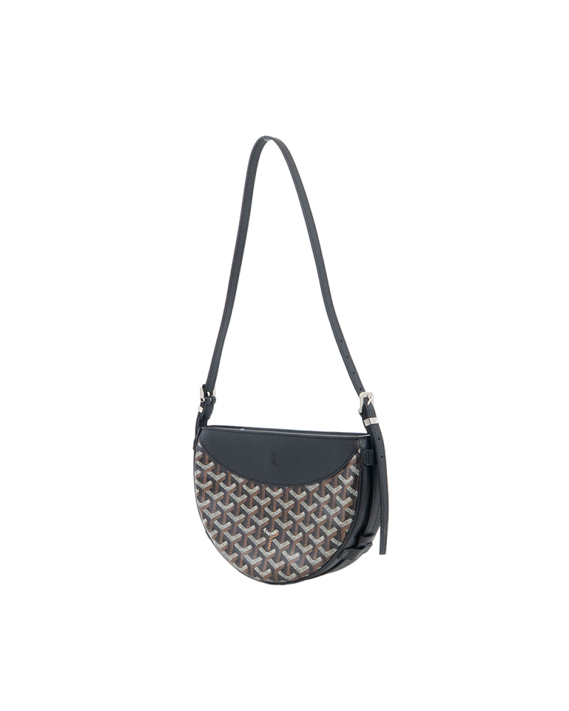 GOYARD HIRONDELLE BLACK CANVAS SHW SAR020247 5295
