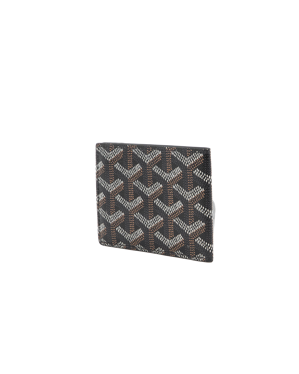 GOYARD VICTOIRE CARD WALLET SHORT BLACK CANVAS CRN020179 5348