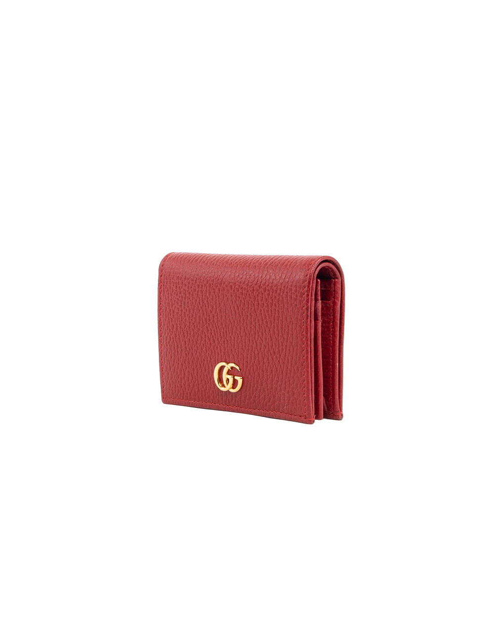 GUCCI BI FOLD WALLET SHORT RED CALF GHW 456126 0416 5456
