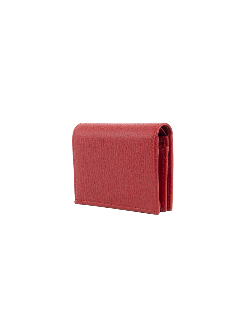 GUCCI BI FOLD WALLET SHORT RED CALF GHW 456126 0416 5457