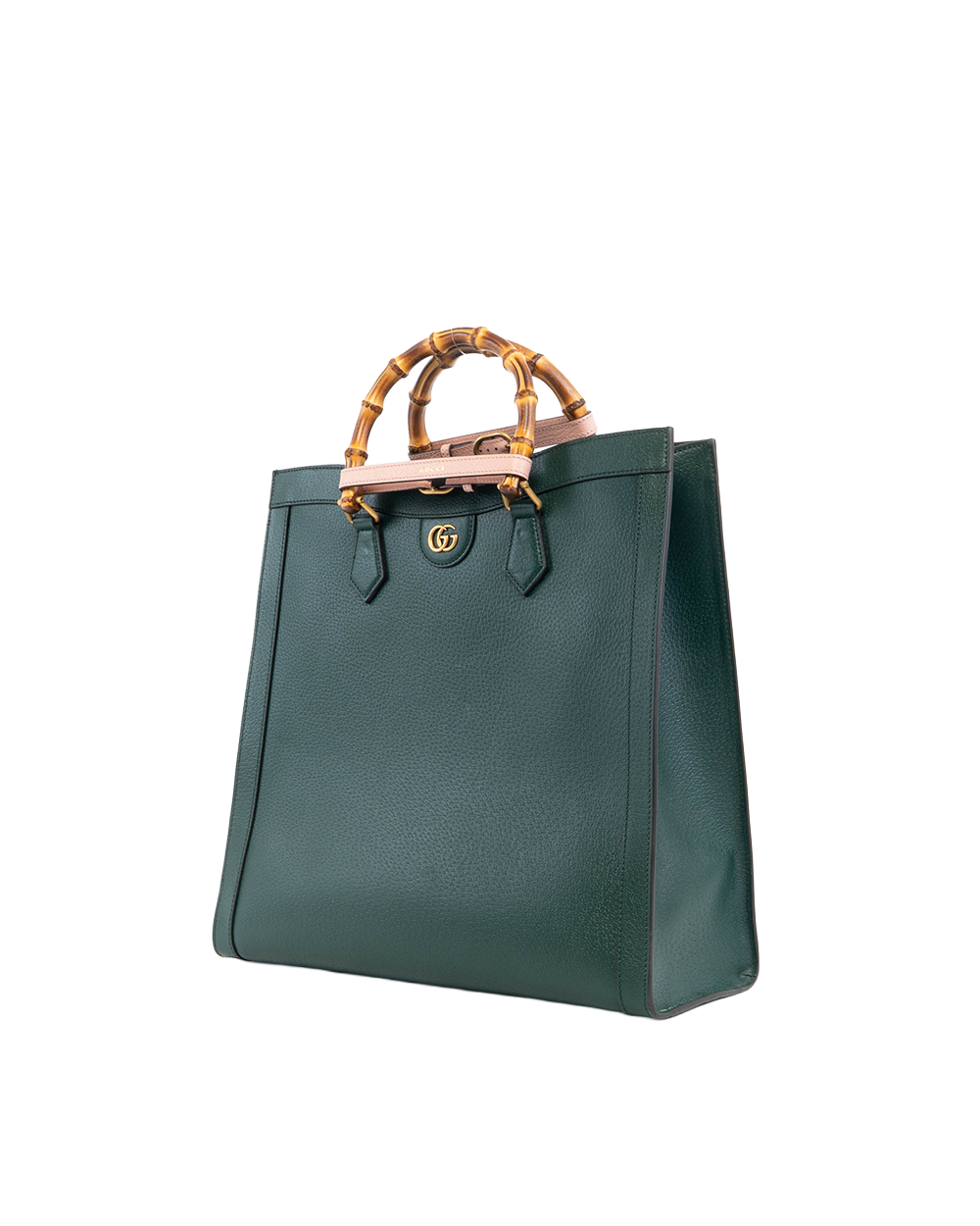 GUCCI DIANA TOTE LARGE GREEN PINK CALF GHW 708218 525040 5307