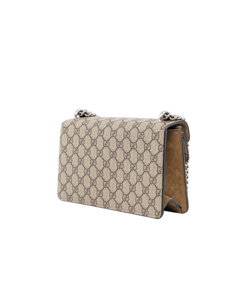GUCCI DIONYSUS NEW SMALL BROWN GG MONOGRAM CANVAS RHW 499623 498879 0085