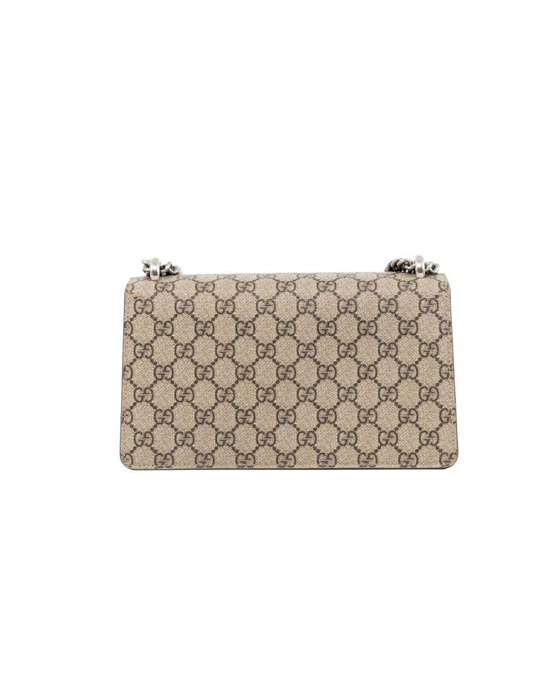 GUCCI DIONYSUS NEW SMALL BROWN GG MONOGRAM CANVAS RHW 499623 498879 0086