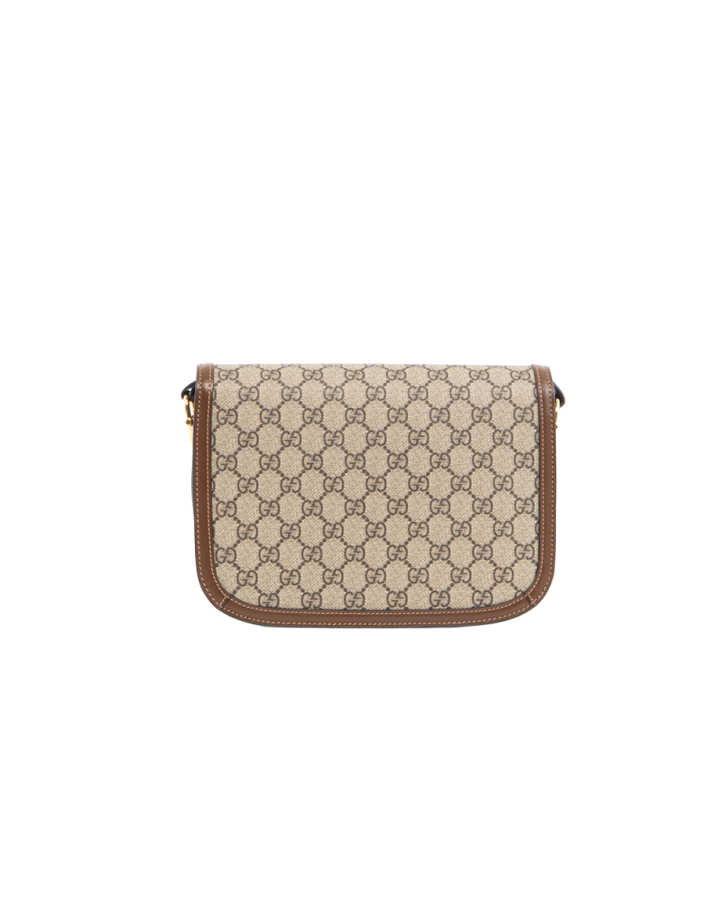 GUCCI HORSEBIT 1955 MEDIUM BROWN GG MONOGRAM GHW 5324