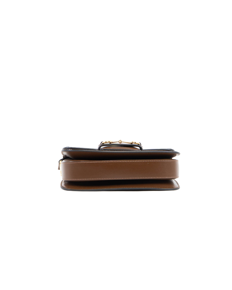 GUCCI HORSEBIT 1955 MEDIUM BROWN GG MONOGRAM GHW 5325
