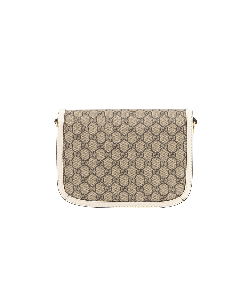GUCCI HORSEBIT 1955 MEDIUM WHITE GG MONOGRAM GHW 0068