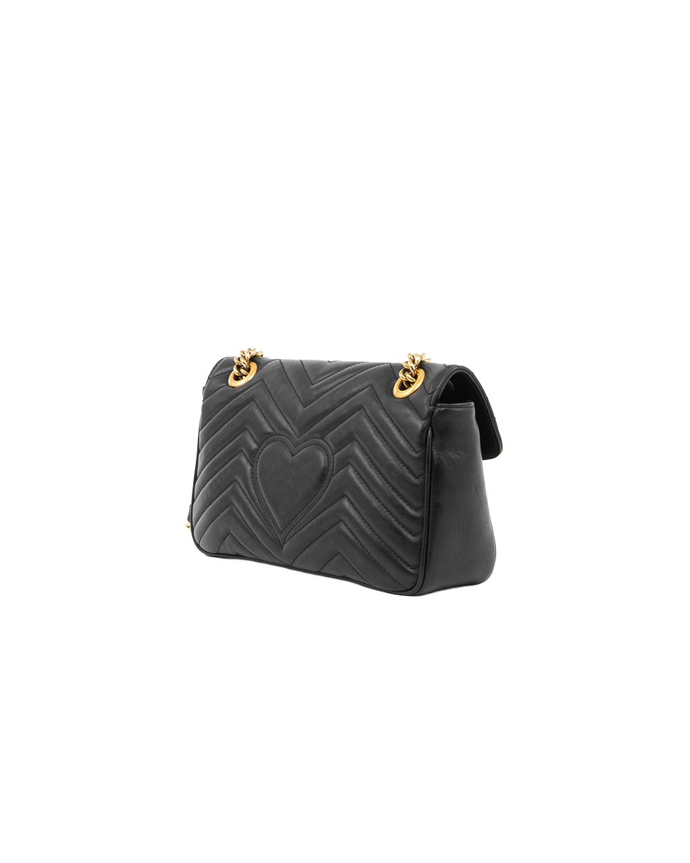 GUCCI MARMONT 26 BLACK CALF GHW 443497 520981 0092