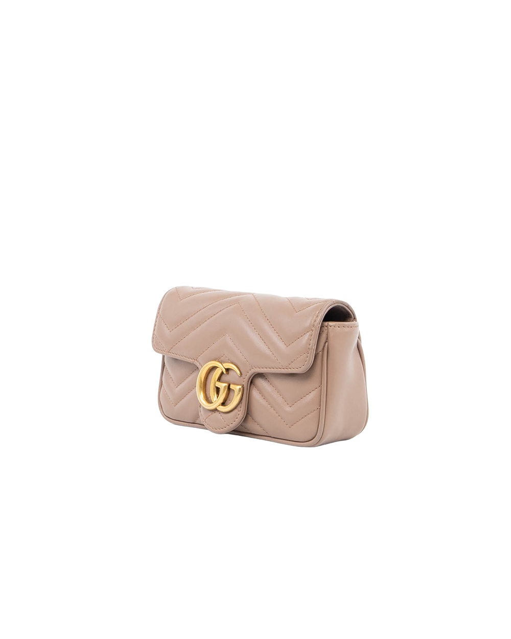 GUCCI MARMONT SUPER MINI PINK NUDE CALF GHW 476433 0416 0019