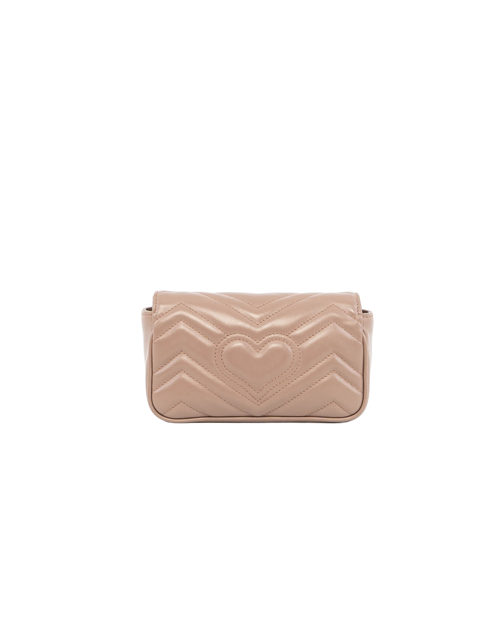 GUCCI MARMONT SUPER MINI PINK NUDE CALF GHW 476433 0416 0021