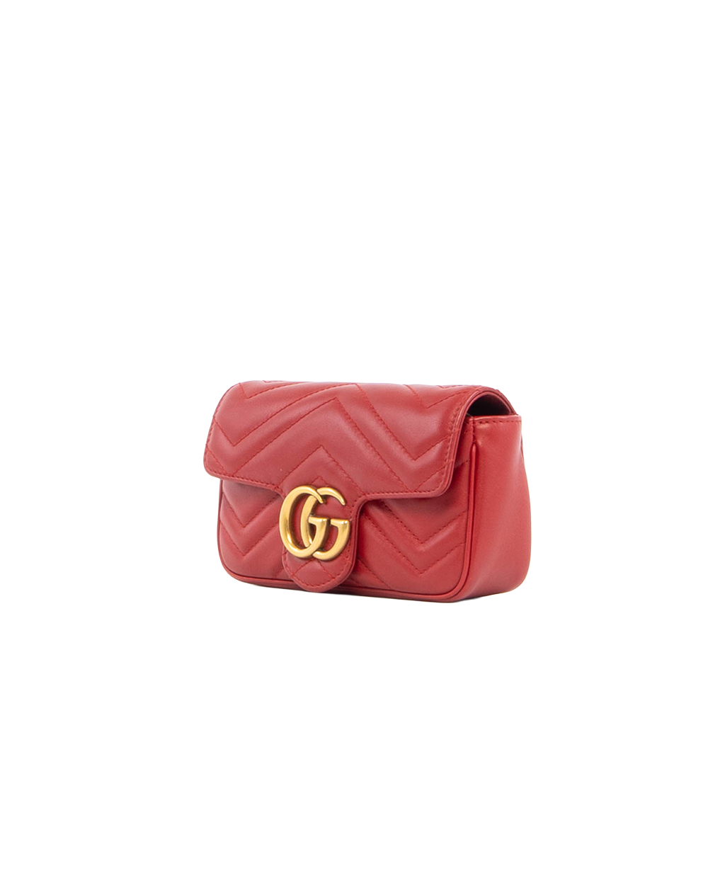 GUCCI MARMONT SUPER MINI RED CALF GHW 476433 0416 5590