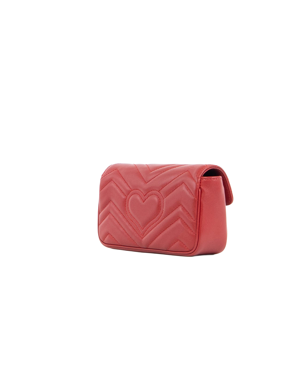 GUCCI MARMONT SUPER MINI RED CALF GHW 476433 0416 5591
