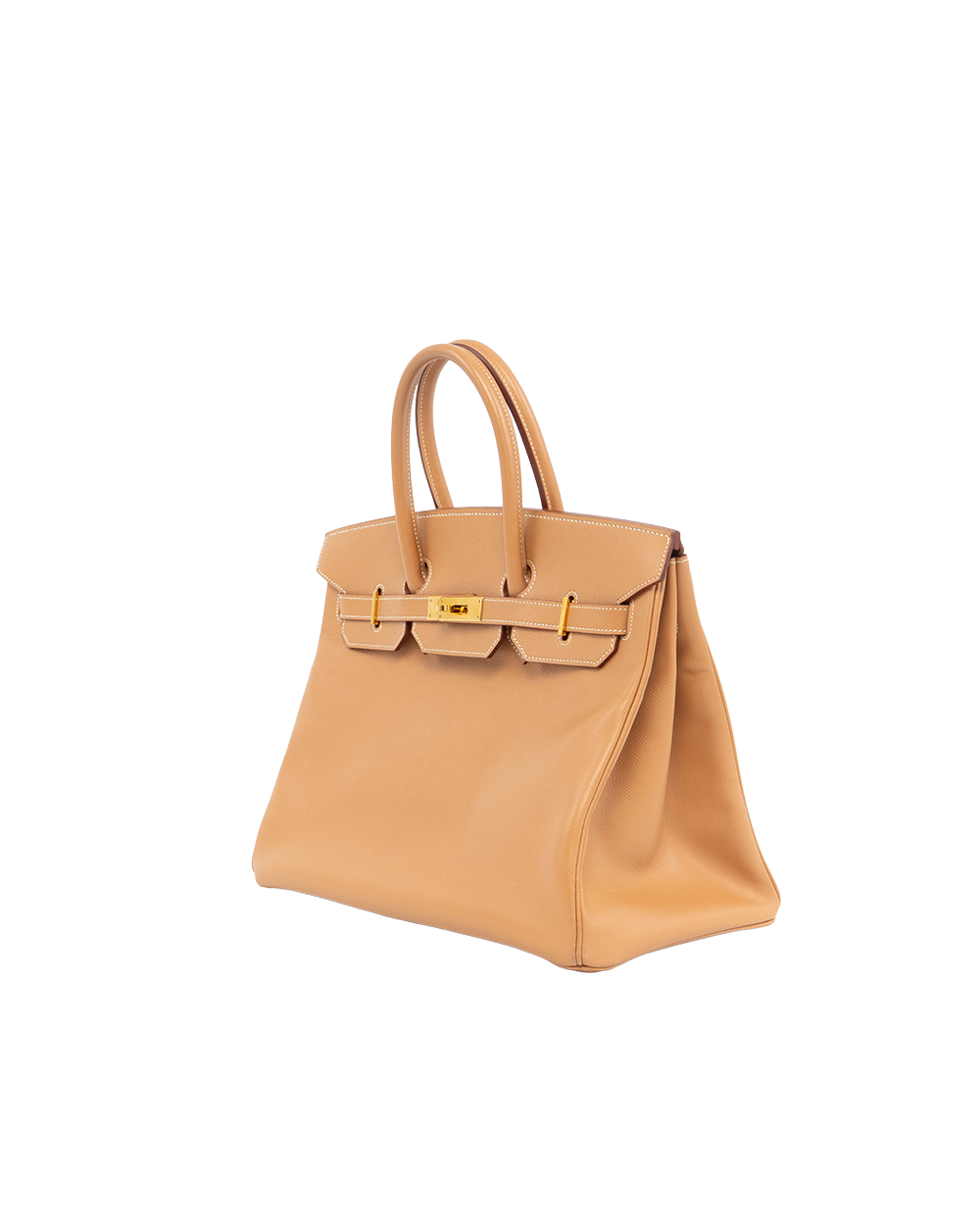 HERMES BIRKIN 35 GOLD EPSOM GHW STAMP C 0166