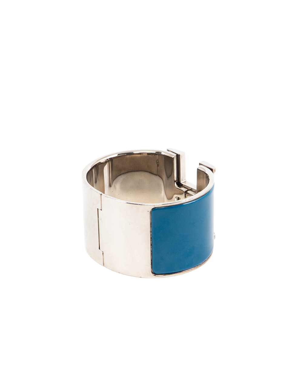 HERMES CLIC CLAC 3 CM PM BLUE SILVER SHW 0198
