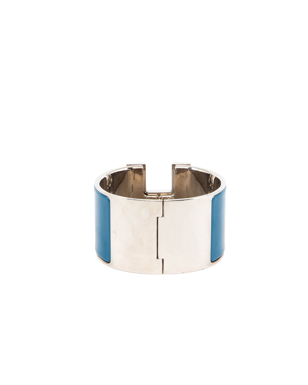 HERMES CLIC CLAC 3 CM PM BLUE SILVER SHW 0199