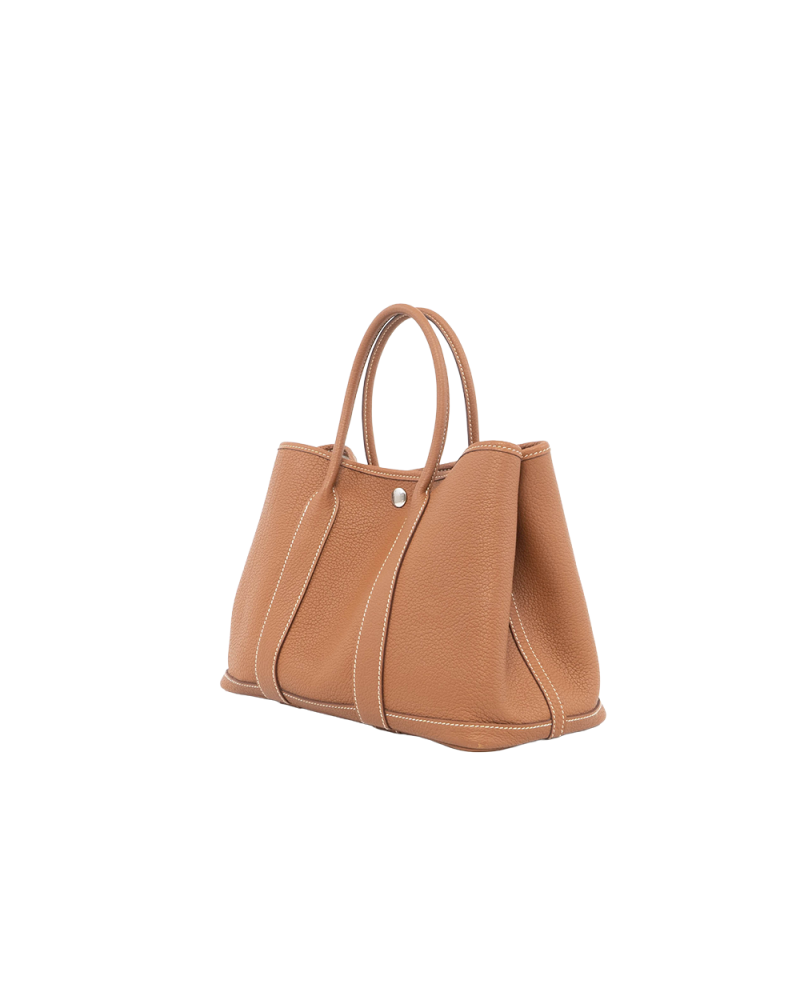 HERMES GARDEN PARTY 30 GOLD TOGO SHW 0099